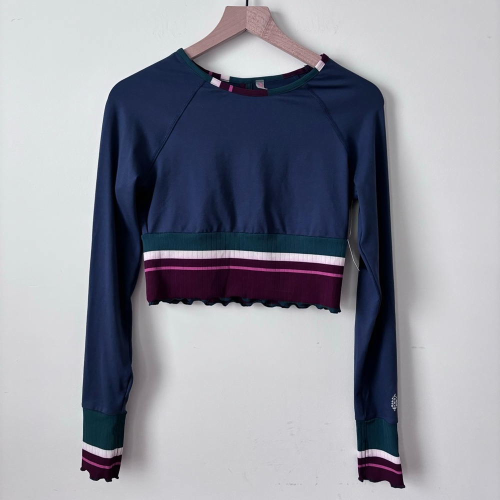 NWT FP Movement Long Sleeve Cropped Shirt